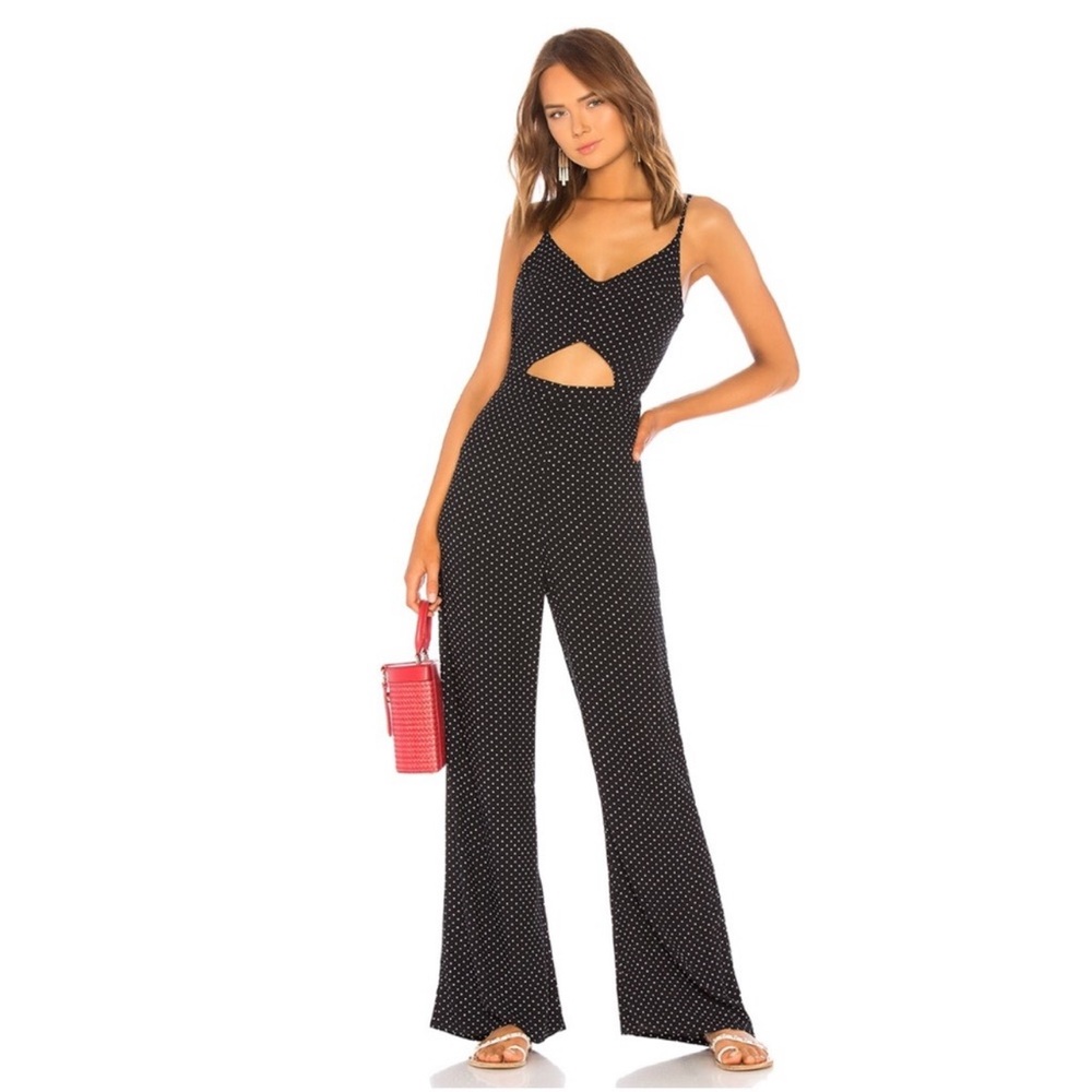 Indah x Revolve Piper Polka Dot Jumpsuit Medium